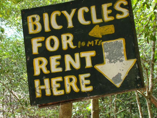 Bicycles for Rent (Coba)