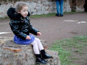 Girl on Palantine Hill